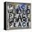 Peace-Sven Pfrommer-Framed Stretched Canvas