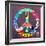 Peace-Design Turnpike-Framed Giclee Print