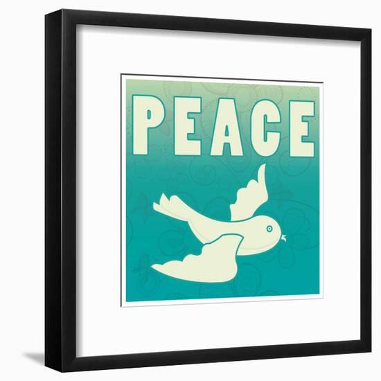 Peace-larJoka-Framed Art Print