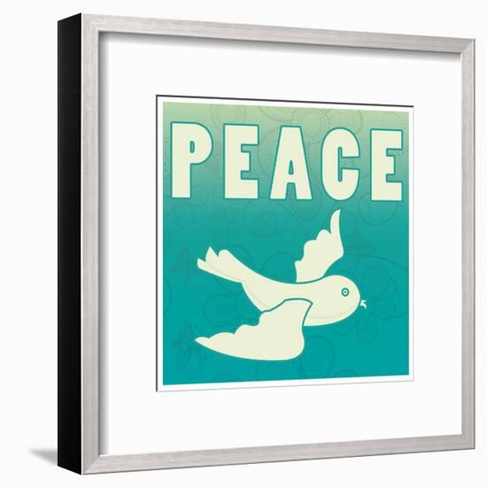 Peace-larJoka-Framed Art Print