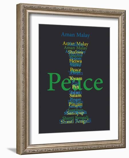 Peace-Whoartnow-Framed Giclee Print