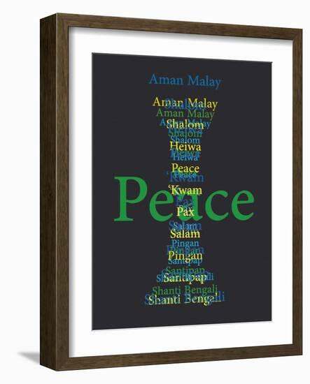 Peace-Whoartnow-Framed Giclee Print