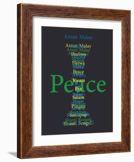 Peace-Whoartnow-Framed Giclee Print