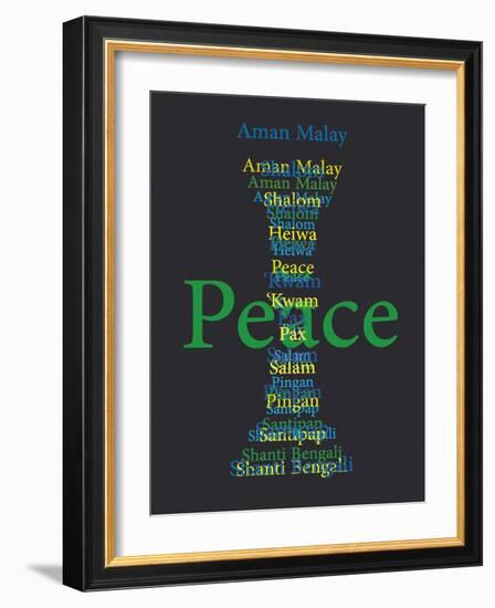 Peace-Whoartnow-Framed Giclee Print