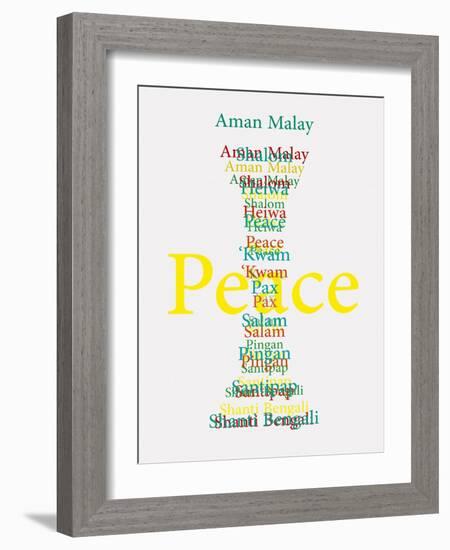 Peace-Whoartnow-Framed Giclee Print