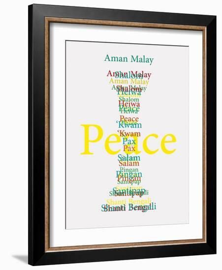 Peace-Whoartnow-Framed Giclee Print