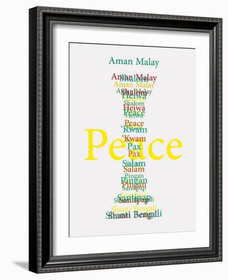 Peace-Whoartnow-Framed Giclee Print