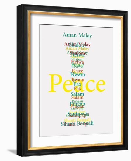 Peace-Whoartnow-Framed Giclee Print