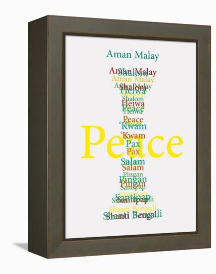 Peace-Whoartnow-Framed Premier Image Canvas