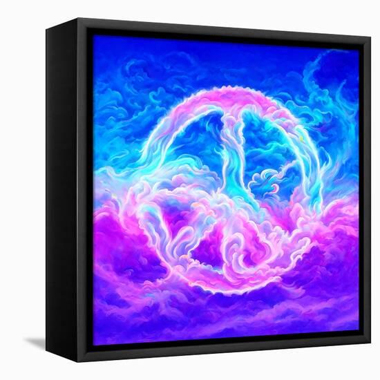 Peace-null-Framed Stretched Canvas