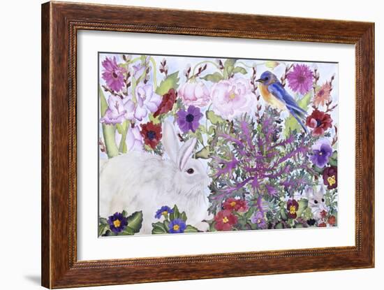 Peaceable Garden-Carissa Luminess-Framed Giclee Print