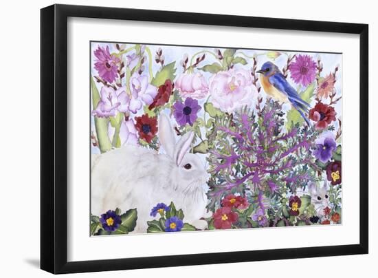 Peaceable Garden-Carissa Luminess-Framed Giclee Print