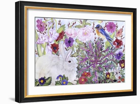 Peaceable Garden-Carissa Luminess-Framed Giclee Print