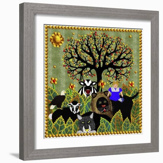 Peaceable Kingdom 11-David Sheskin-Framed Giclee Print