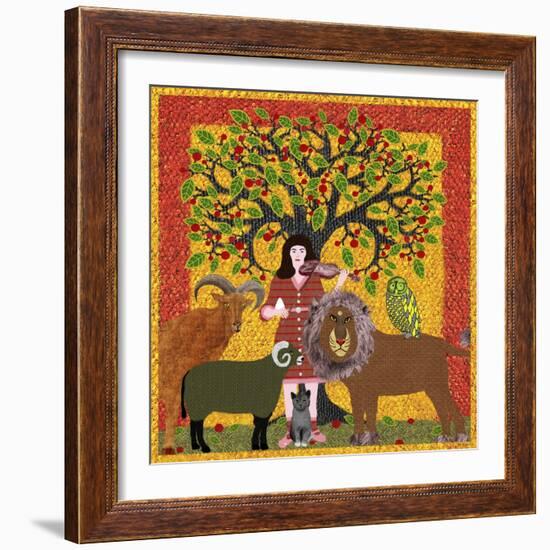 Peaceable Kingdom 12-David Sheskin-Framed Giclee Print