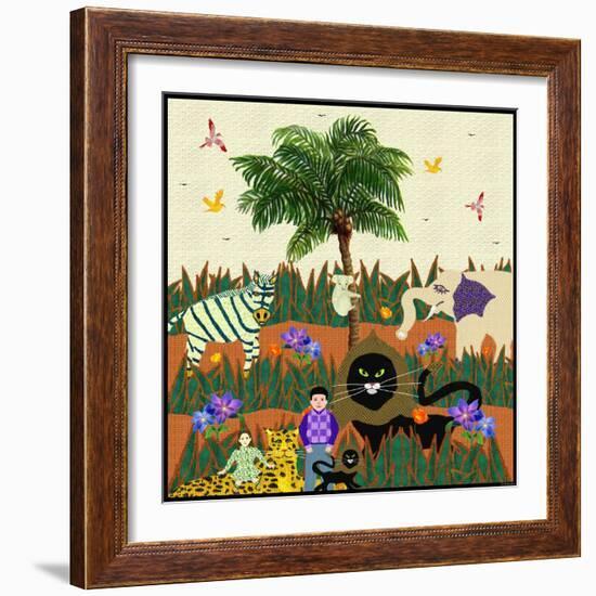 Peaceable Kingdom 22-David Sheskin-Framed Giclee Print