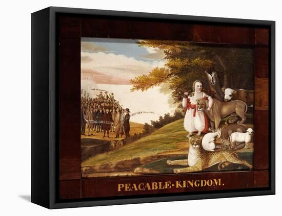 Peaceable Kingdom-Edward Hicks-Framed Premier Image Canvas