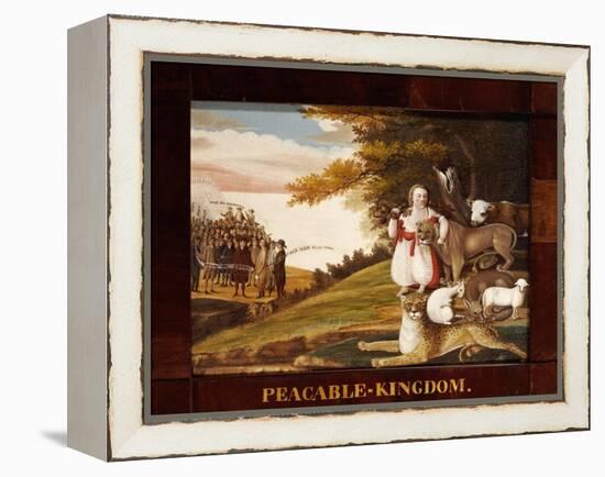 Peaceable Kingdom-Edward Hicks-Framed Premier Image Canvas