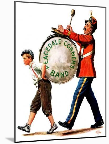 "Peacedale Corners Band,"October 20, 1928-Alan Foster-Mounted Giclee Print