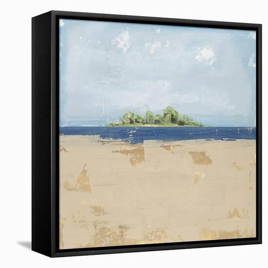 Peaceful Beach 2-David Dauncey-Framed Premier Image Canvas