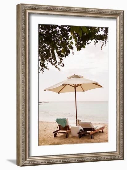 Peaceful Caribbean III-Karyn Millet-Framed Photo