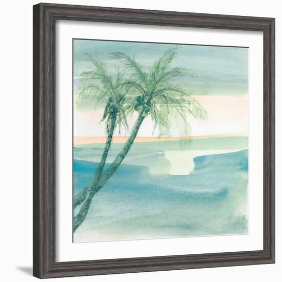 Peaceful Dusk I Tropical-Chris Paschke-Framed Art Print