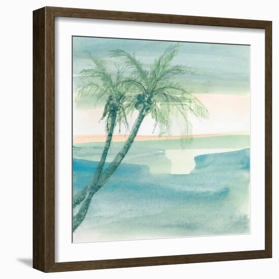 Peaceful Dusk I Tropical-Chris Paschke-Framed Art Print