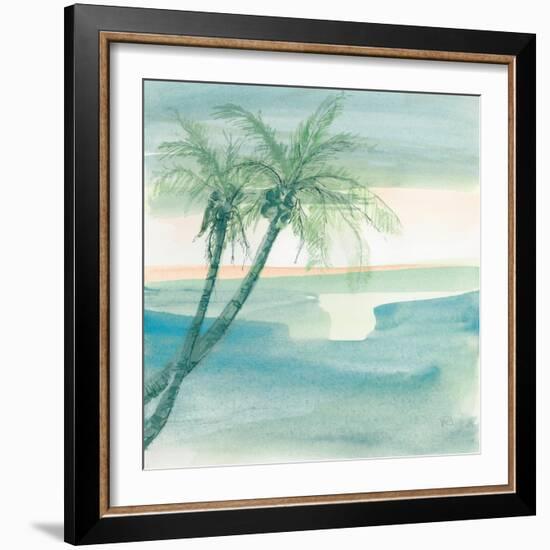 Peaceful Dusk I Tropical-Chris Paschke-Framed Art Print