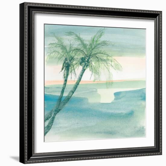 Peaceful Dusk I Tropical-Chris Paschke-Framed Art Print