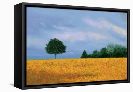 Peaceful Field-Herb Dickinson-Framed Premier Image Canvas