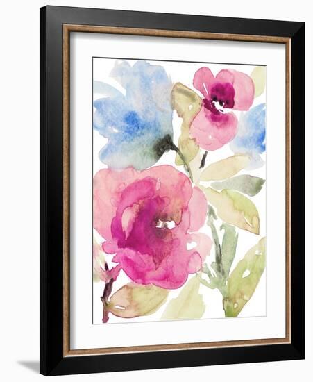 Peaceful Florals I-Lanie Loreth-Framed Art Print