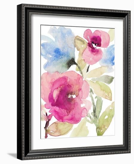 Peaceful Florals I-Lanie Loreth-Framed Art Print