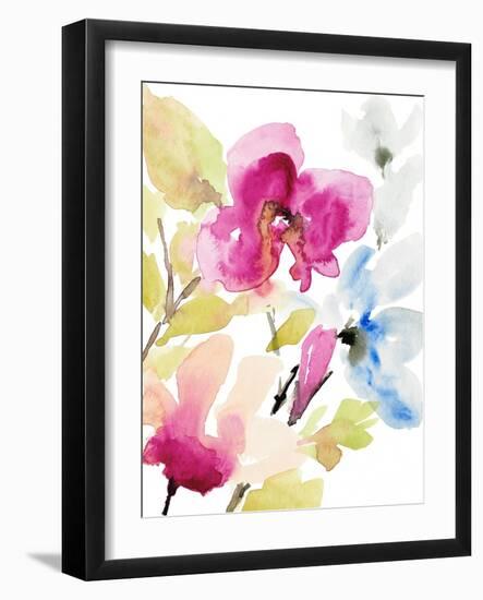 Peaceful Florals II-Lanie Loreth-Framed Art Print