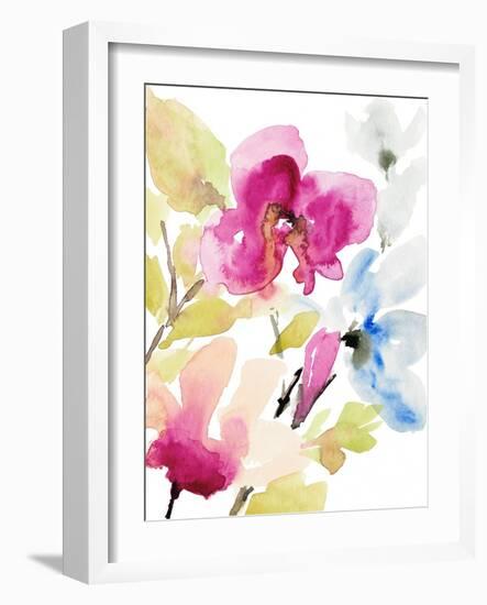 Peaceful Florals II-Lanie Loreth-Framed Art Print