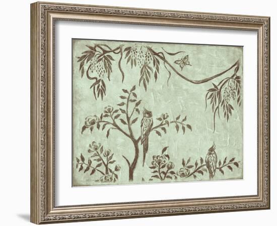 Peaceful Garden I-Nancy Slocum-Framed Art Print