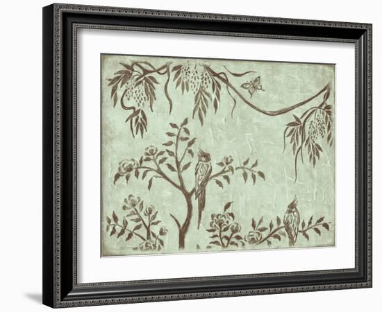 Peaceful Garden I-Nancy Slocum-Framed Art Print