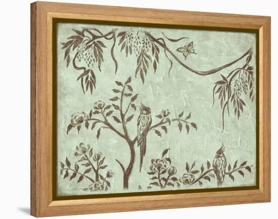 Peaceful Garden I-Nancy Slocum-Framed Stretched Canvas