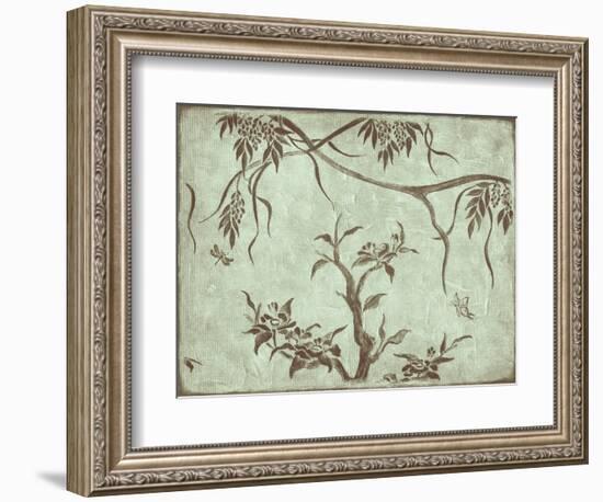 Peaceful Garden II-Nancy Slocum-Framed Art Print