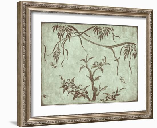 Peaceful Garden II-Nancy Slocum-Framed Art Print