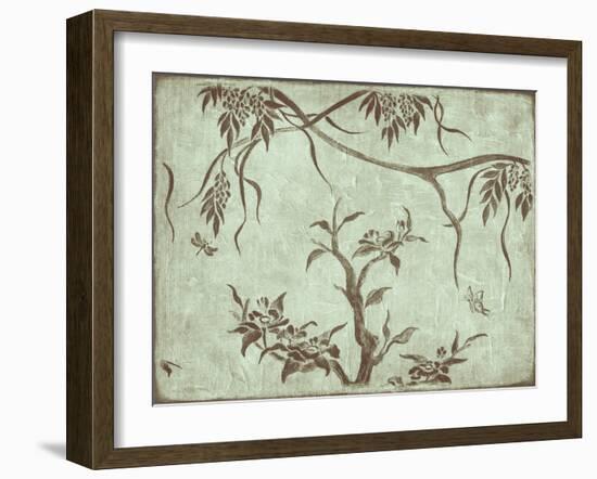 Peaceful Garden II-Nancy Slocum-Framed Art Print