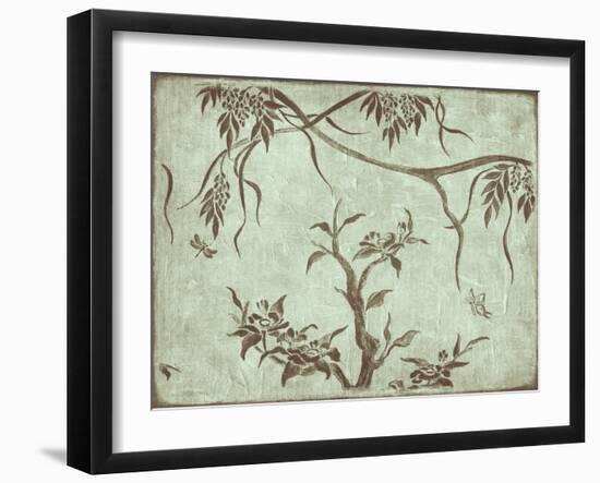 Peaceful Garden II-Nancy Slocum-Framed Art Print