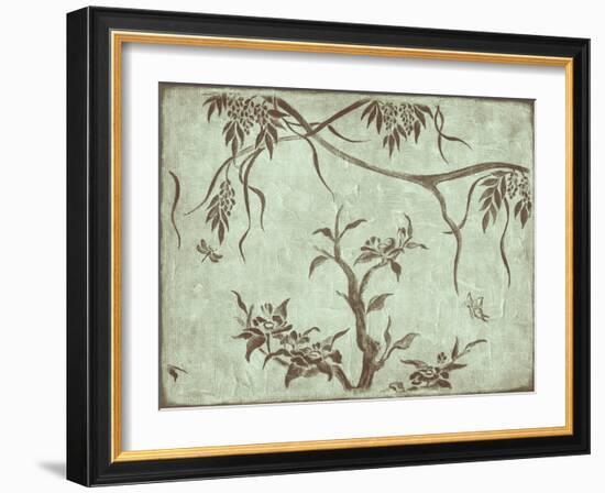 Peaceful Garden II-Nancy Slocum-Framed Art Print