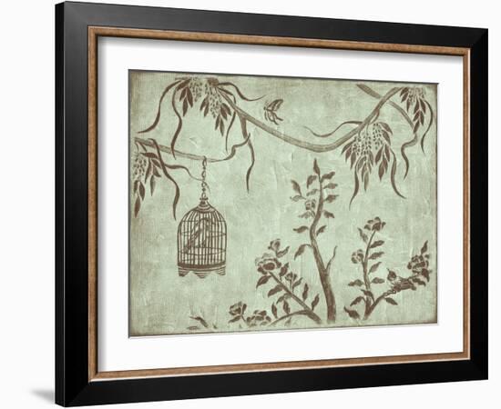 Peaceful Garden III-Nancy Slocum-Framed Art Print