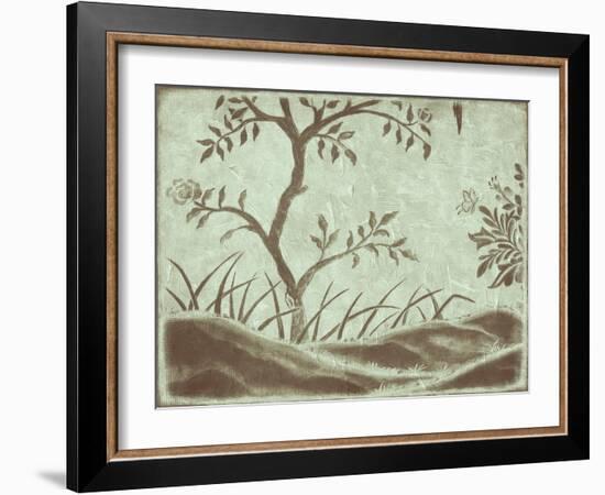 Peaceful Garden IV-Nancy Slocum-Framed Art Print