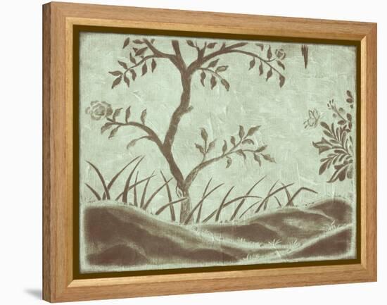 Peaceful Garden IV-Nancy Slocum-Framed Stretched Canvas