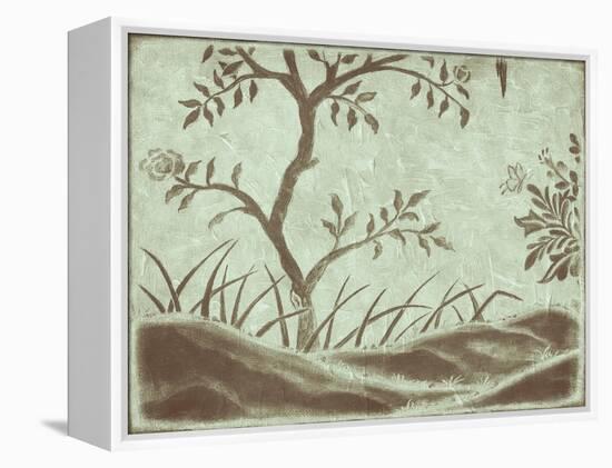 Peaceful Garden IV-Nancy Slocum-Framed Stretched Canvas