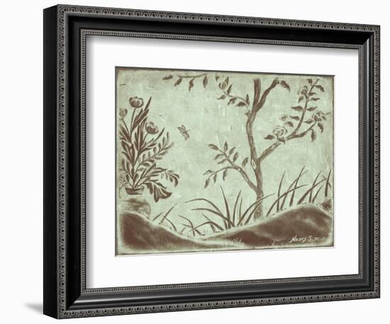 Peaceful Garden VI-Nancy Slocum-Framed Art Print