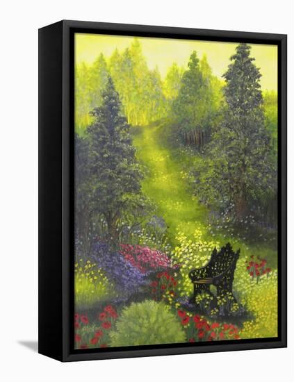 Peaceful Garden-Bonnie B. Cook-Framed Premier Image Canvas