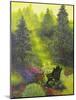 Peaceful Garden-Bonnie B. Cook-Mounted Giclee Print