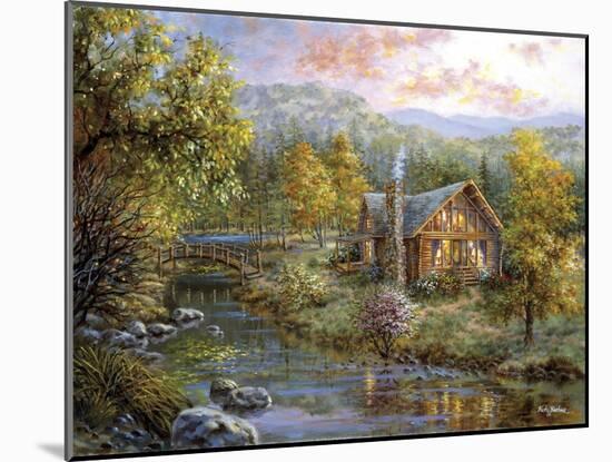 Peaceful Grove-Nicky Boehme-Mounted Giclee Print